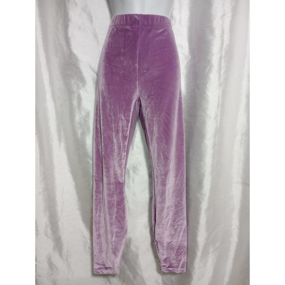 Fabletics Emma Velour Legging Lilac Purple Velvet - Picture 4 of 8